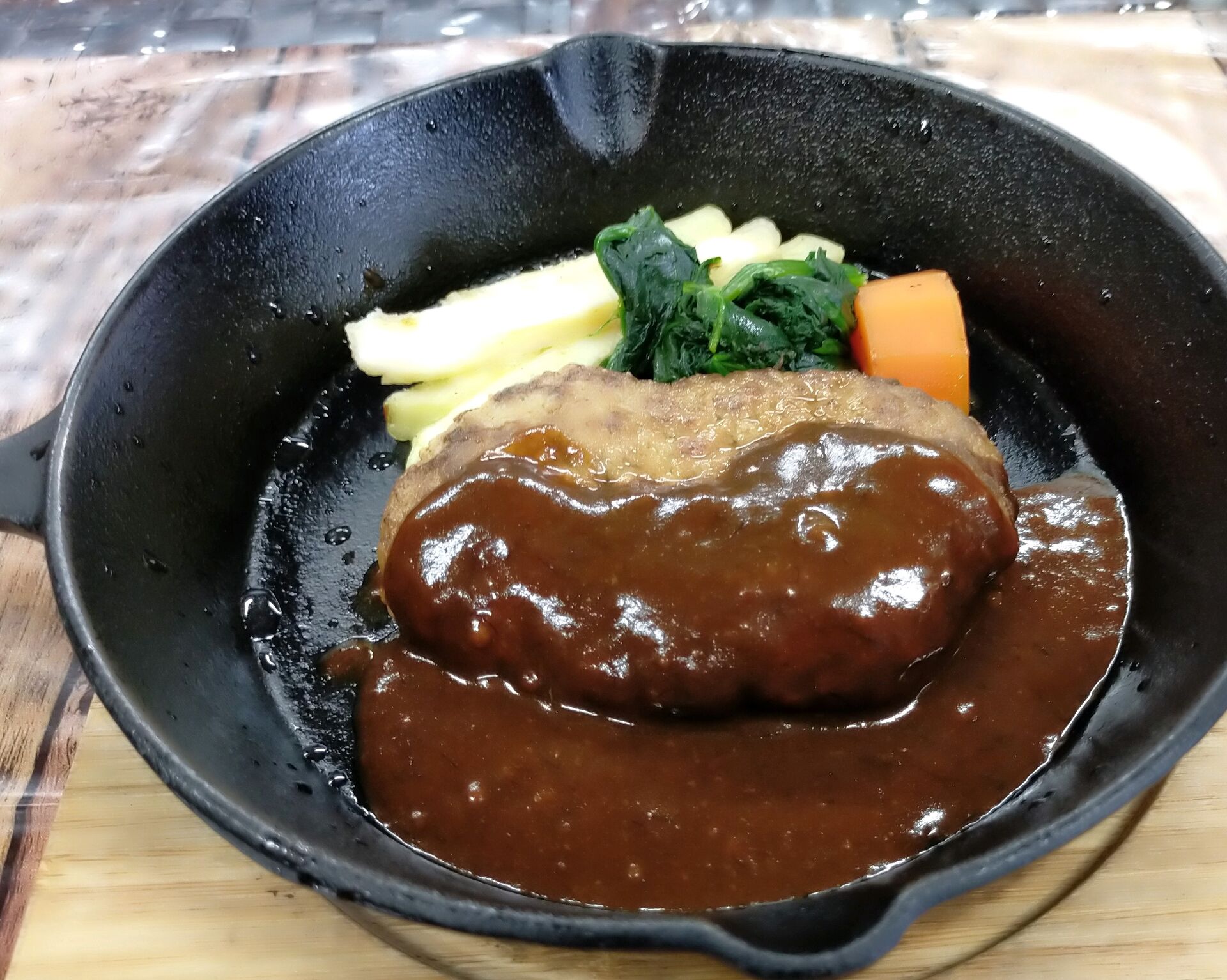 ノーマルハンバーグ加工